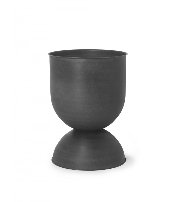 Ferm Living Large Black Hourglass Pot