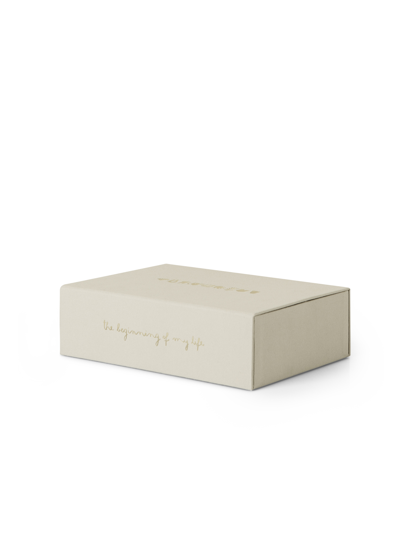 Ferm Living Off White The Beginning of My Life Kids Memory Box