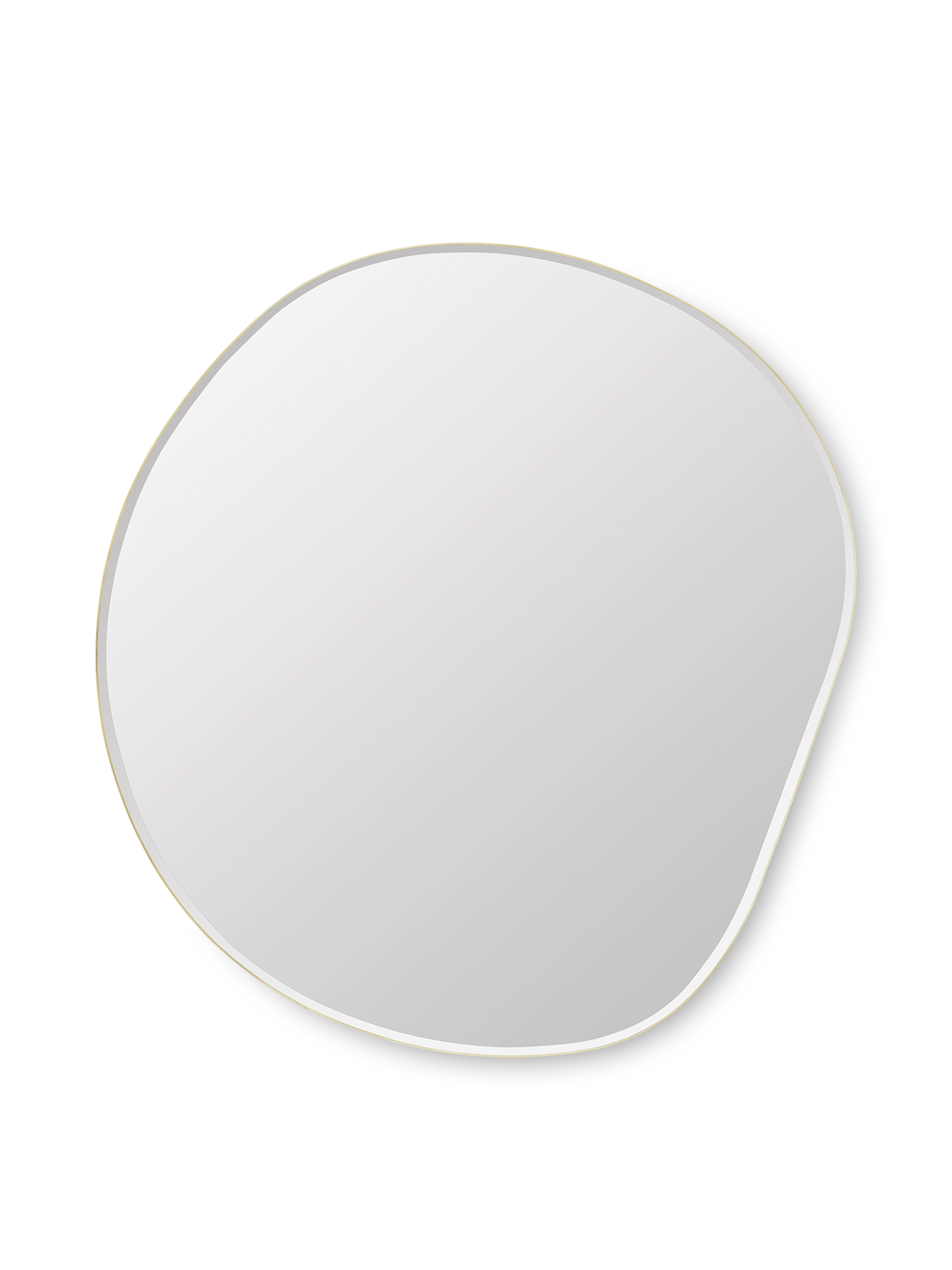 Ferm Living Extra Large Brass Pond Mirror