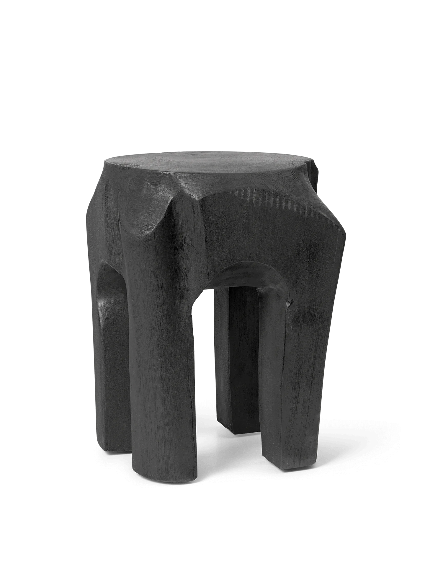 Ferm Living Black Stained Root Stool