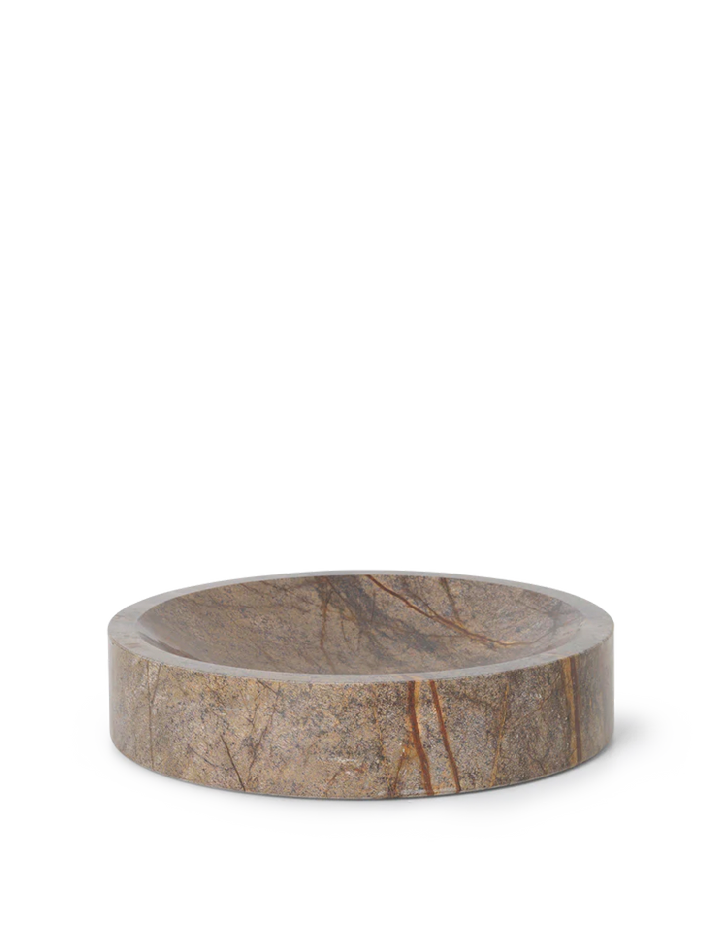 Ferm Living Brown Marble Scape Bowl