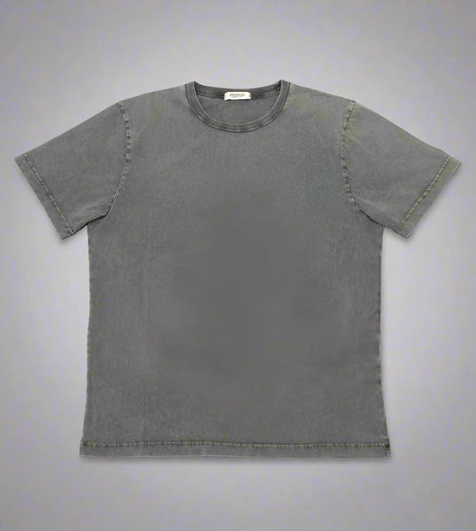 Crossley Hunt Man S-s T-shirt Grey Heavy Washed