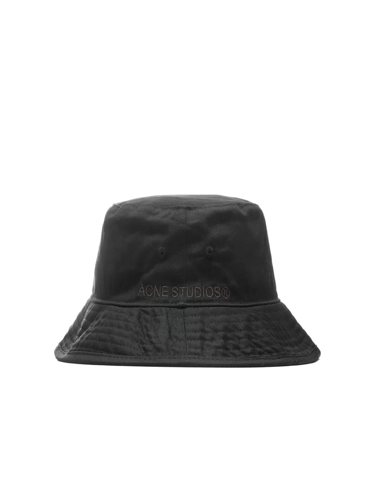 Acne Studios Brimmo Twill Logo Bucket Hat