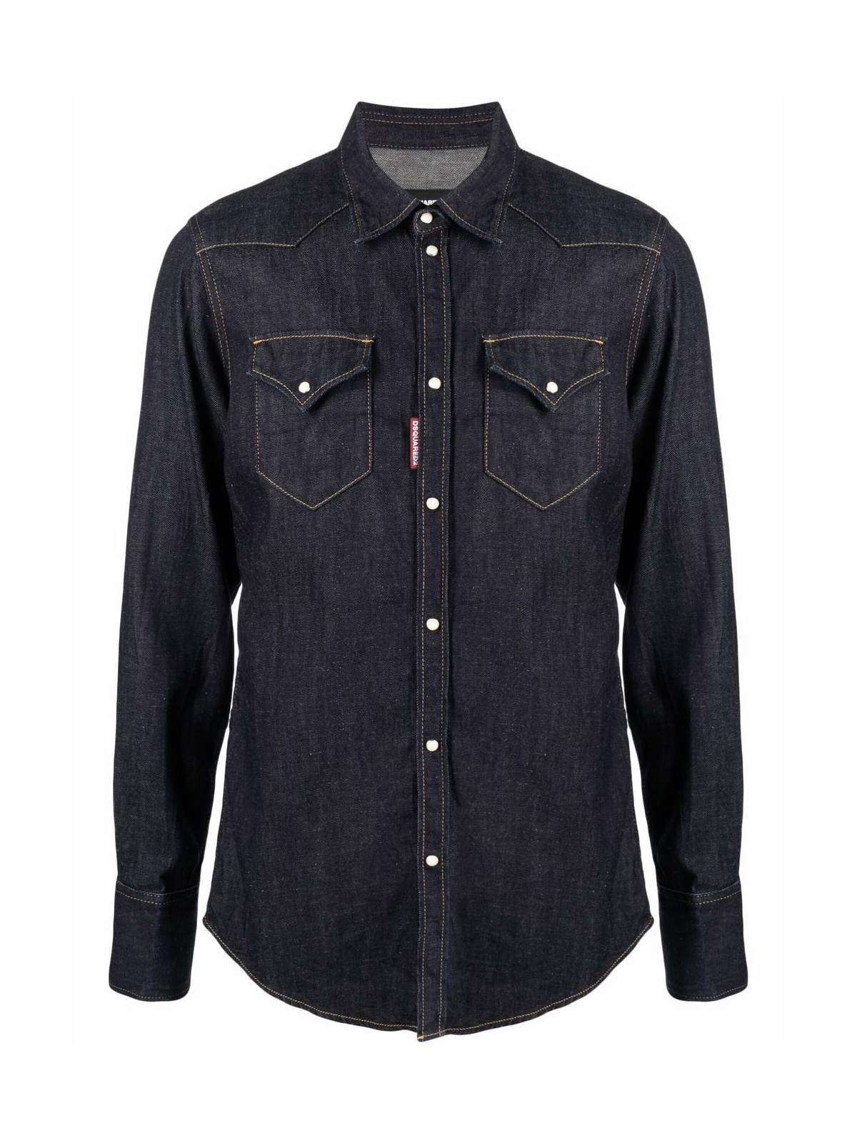 Dsquared2 Hemp Western Denim Shirt