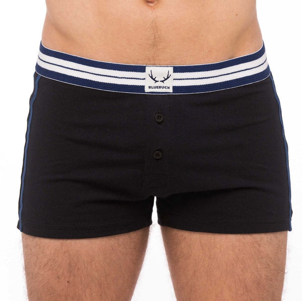 Bluebuck Black Boxer Shorts