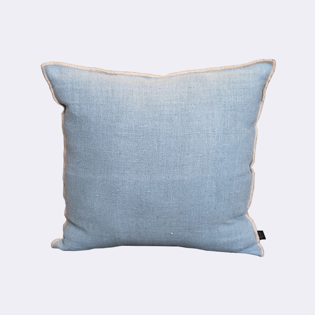 haomy 100% Linen Aqua Cushion Cover with Filling