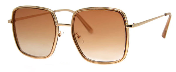 AJ MORGAN Bardot Sunglasses In Gold