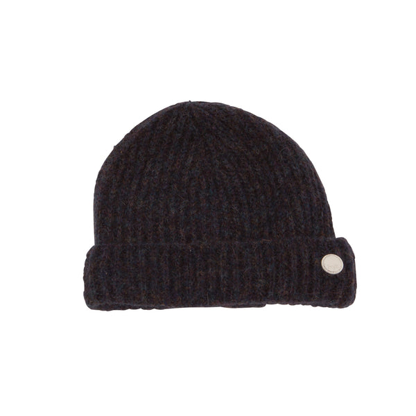 Spoiled Life Folk Mohair Rib Beanie - Smoke Blue