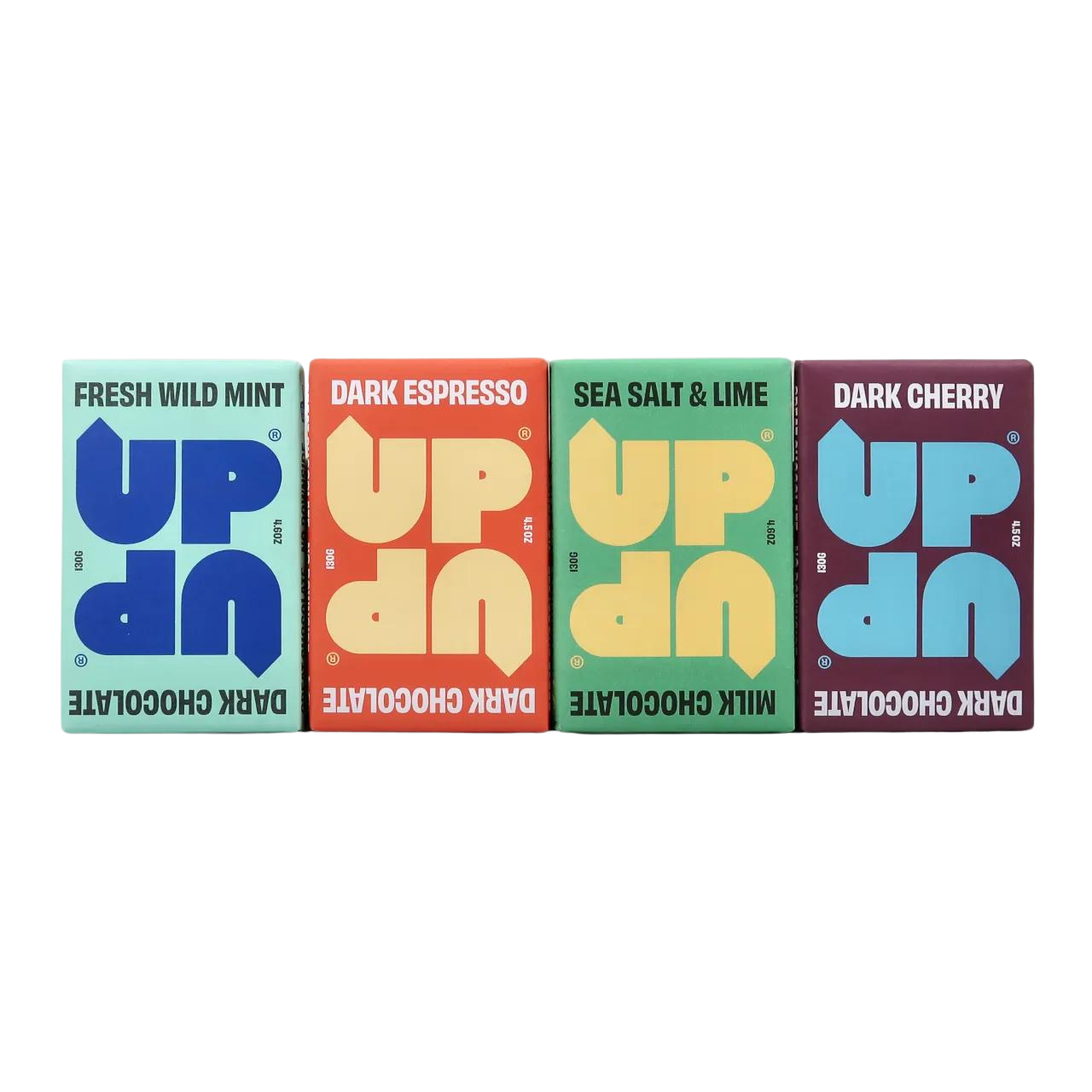 UP UP Set of 4 Chocolate Bars