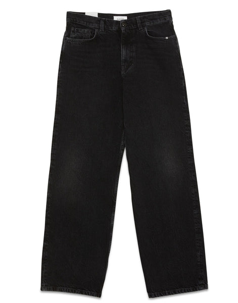 Amish Jeans Woman Amd019n0942023 C0998 Jenny Black Moon