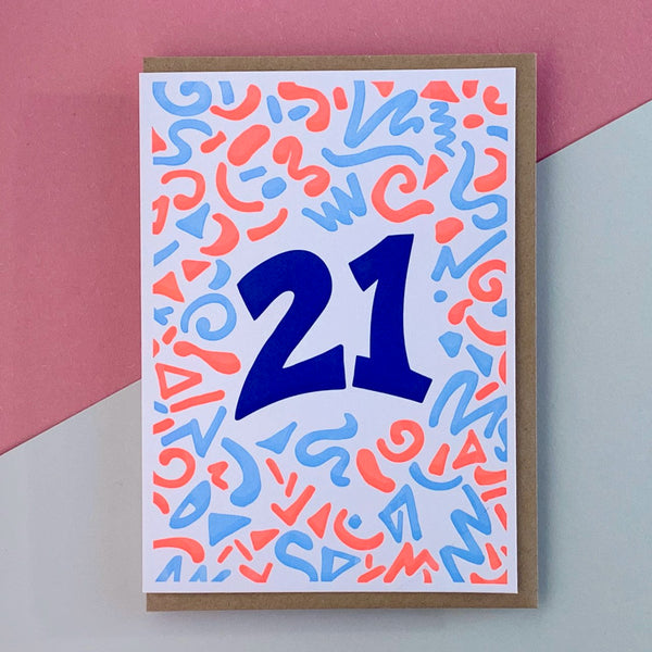 Little Paper Soul Number 21 Card