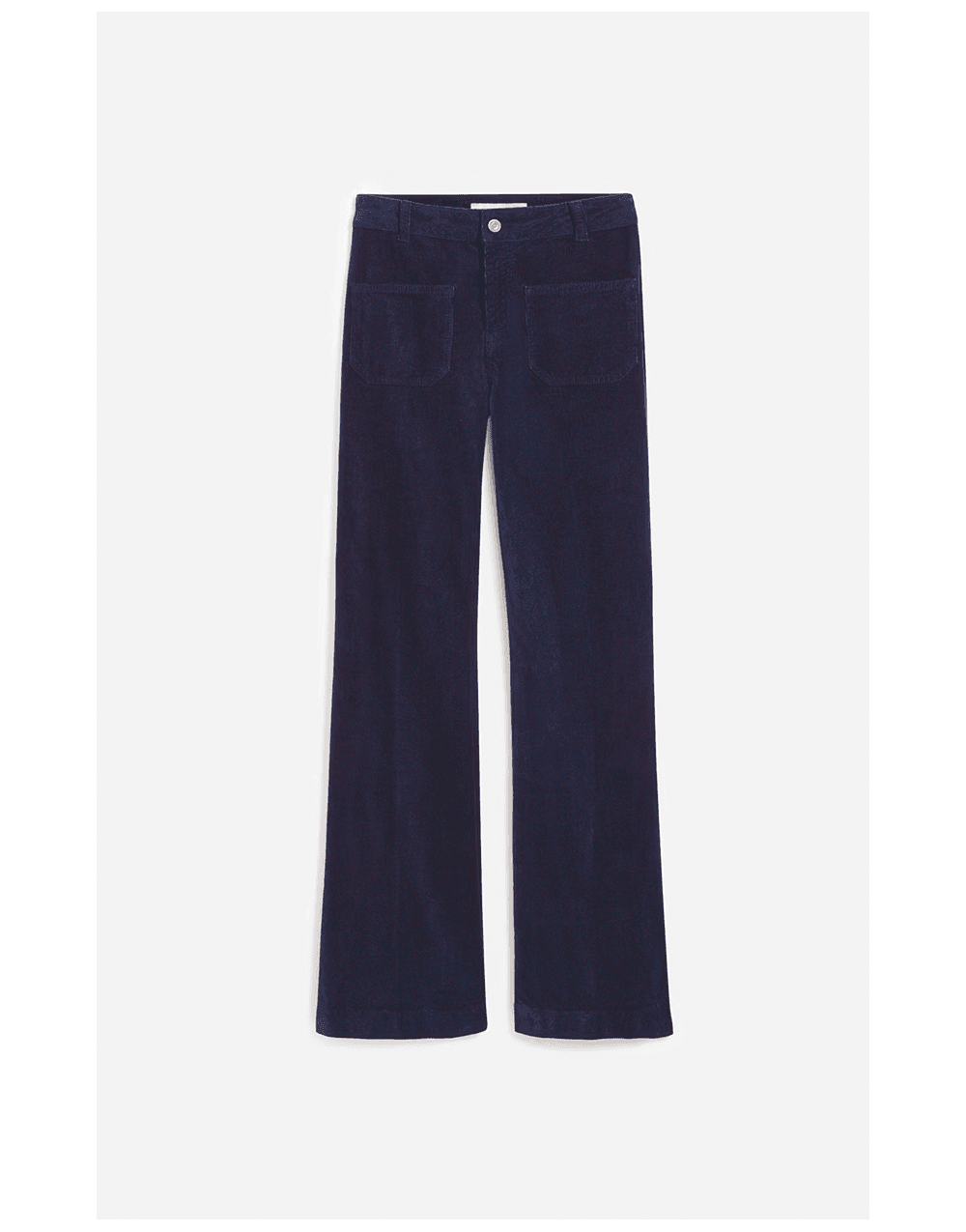 Vanessa Bruno Vanessa Bruno Dompay Needle Corduroy Jeans Col: 888 Marine, Size: 14