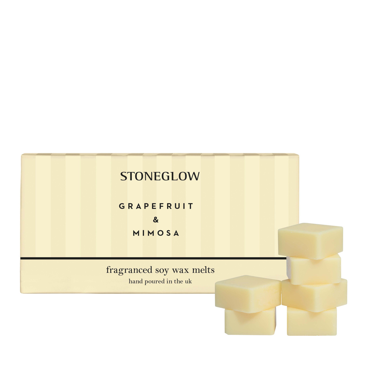 Stone Glow Candel 16 Pieces Classic Grapefruit and Mimosa Wax Melts