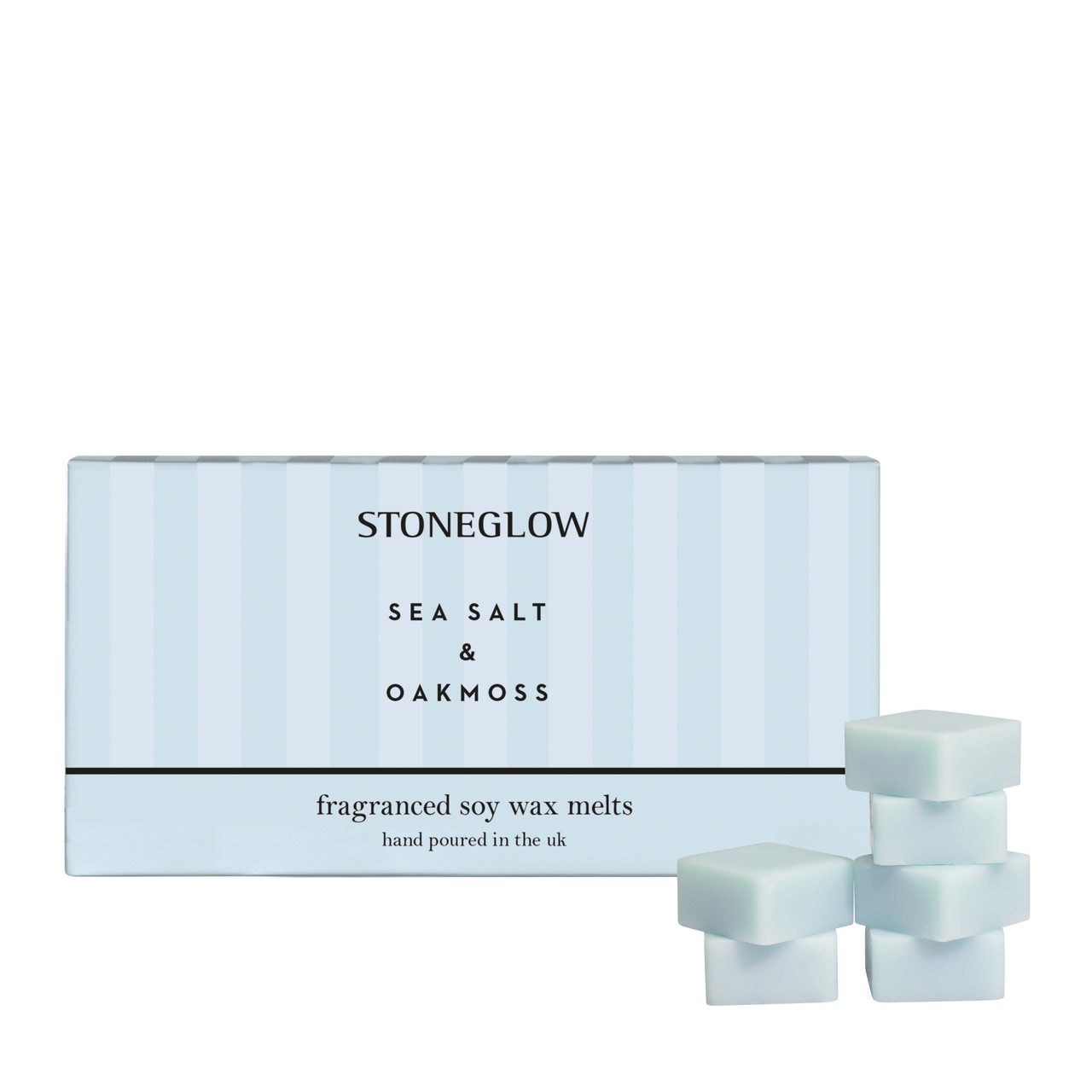 Stone Glow Candel 16 Pieces Classic Sea Salt and Oakmoss Wax Melts