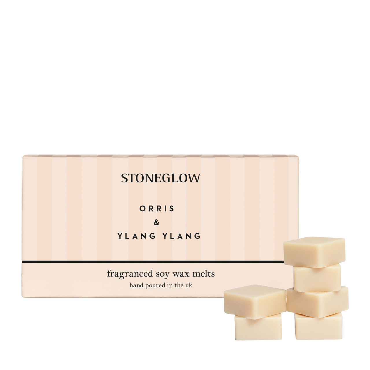 Stone Glow Candel 16 Pieces Modern Classics Orris and Ylang Ylang Soy Wax Melts