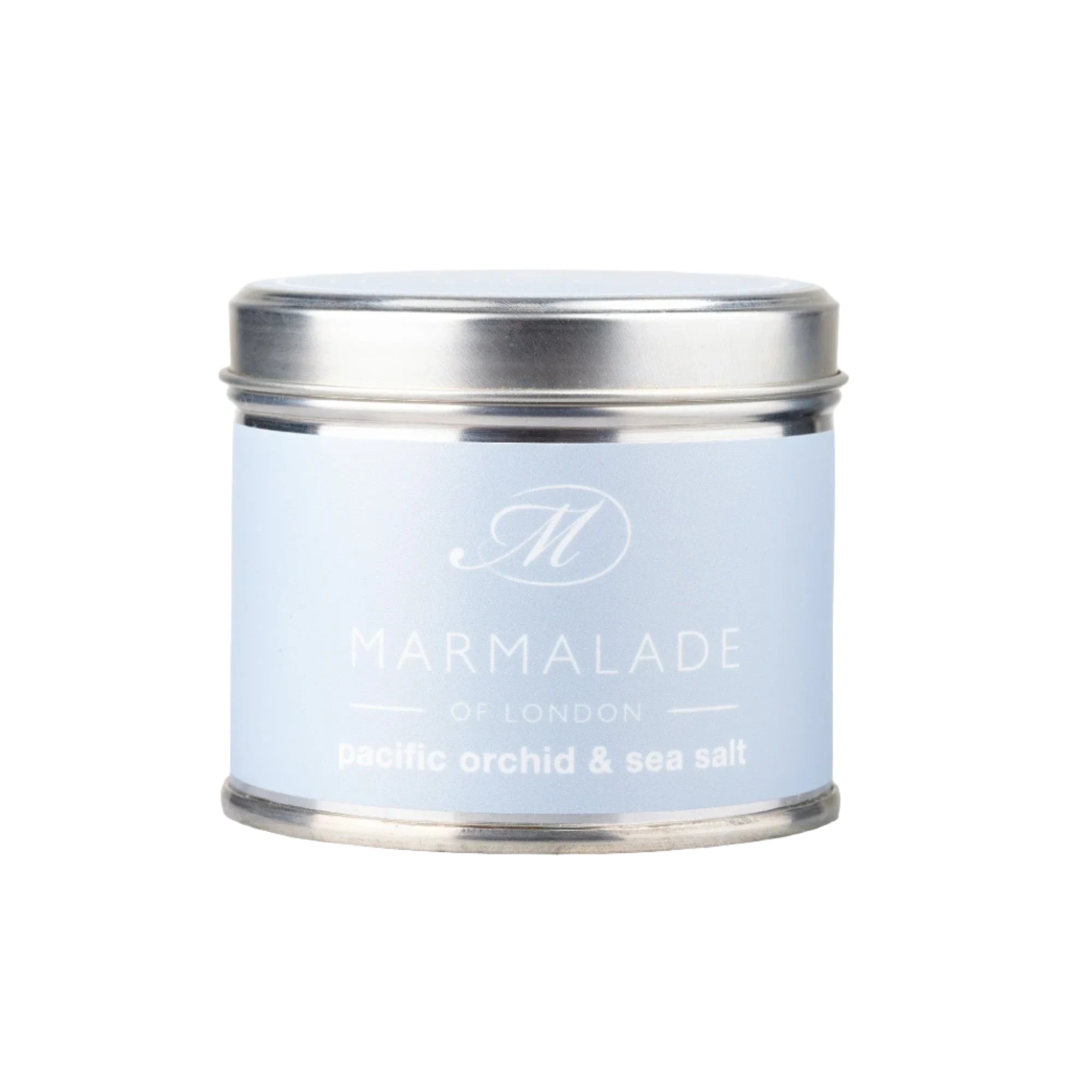 Marmalade of London Medium Pacific Orchid and Sea Salt Tin Candle