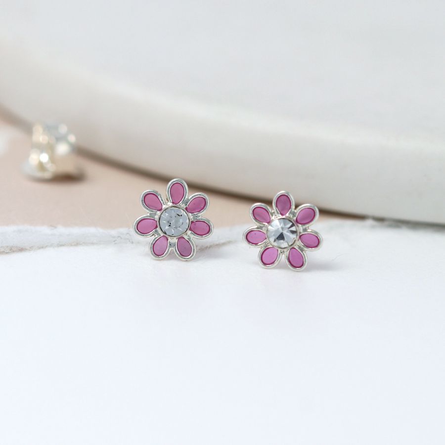  POM Jewellery Tiny Flower Stud Earrings