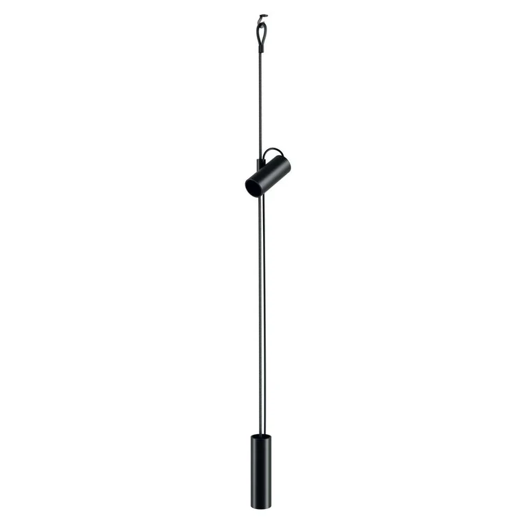 Muuto Matt Black and Silver Cima Pendant Floor Lamp