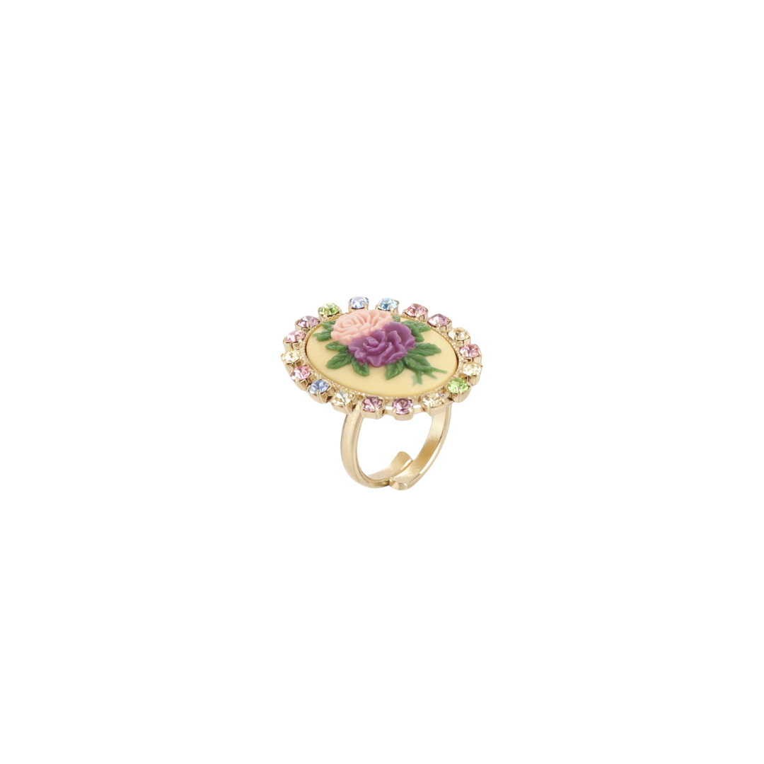 Julie Sion Bague Pompadour Rose