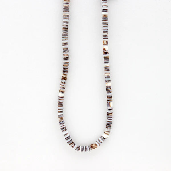 Pineapple Island Pakui Natural Shell Necklace In Light Brown