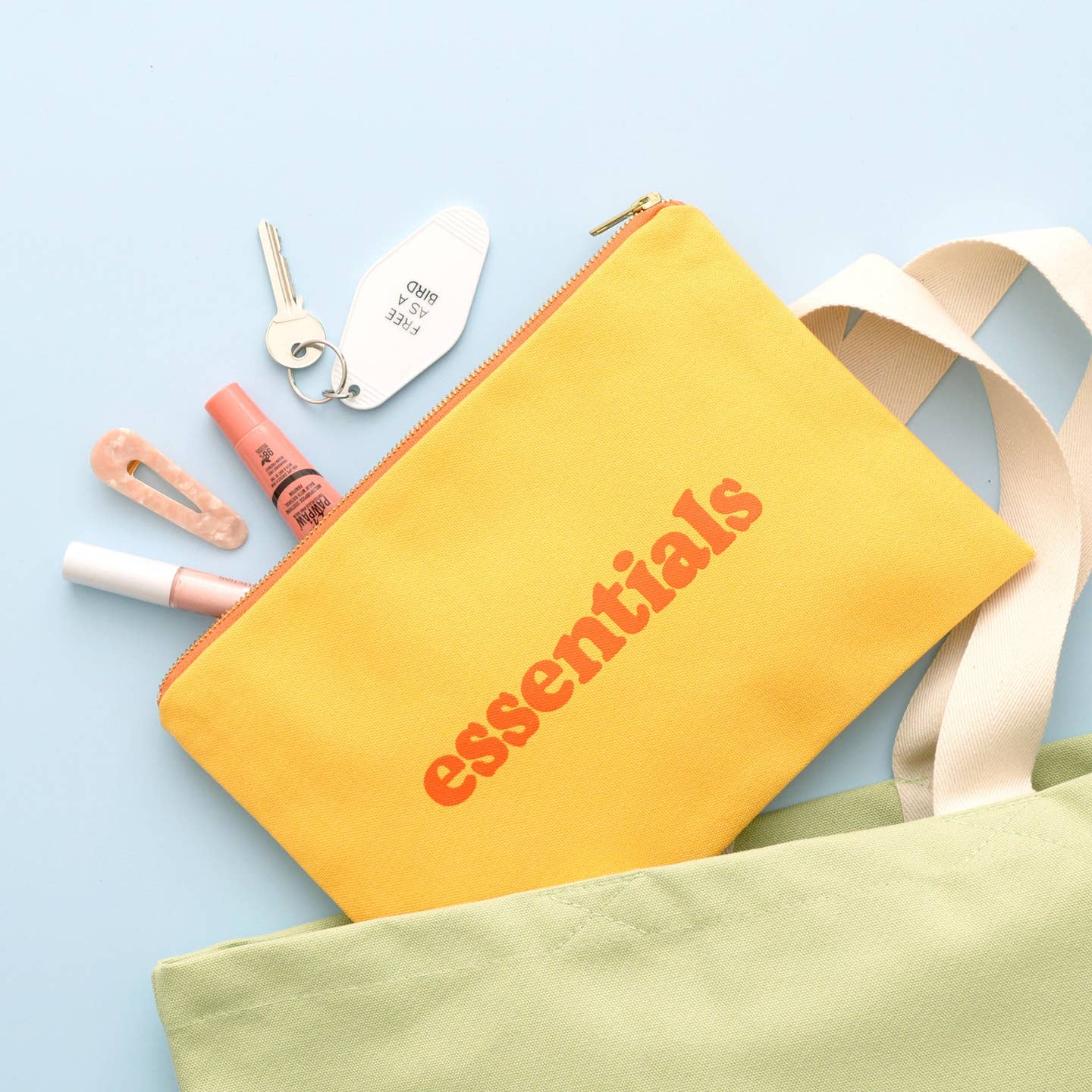 ALPHABETBAGS Essentials - Yellow Pouch