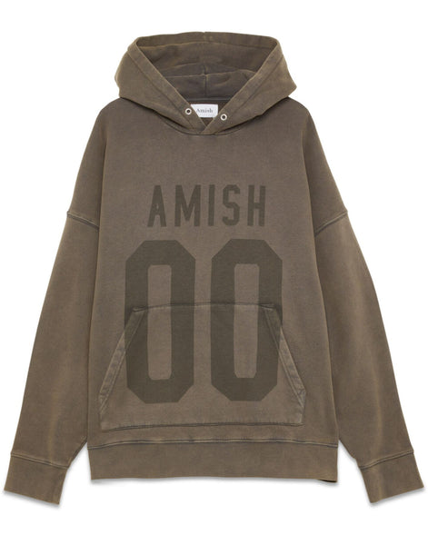 Amish Hoodie Man Amu032ch660304 C0073 Hood Over