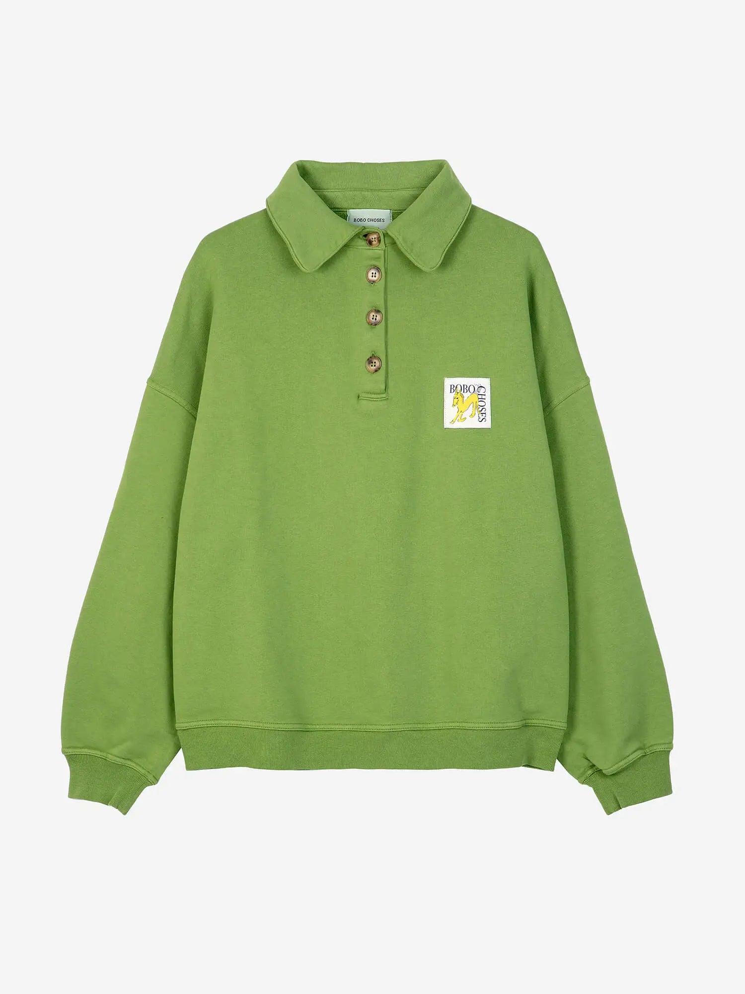 Bobo Choses Wonder Horse Patch Polo Sweatshirt