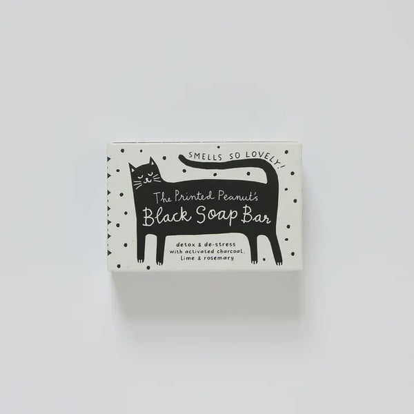 The Printed Peanut Black Cat Soap Bar