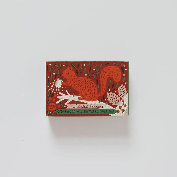 The Printed Peanut Cedarwood Soap Bar