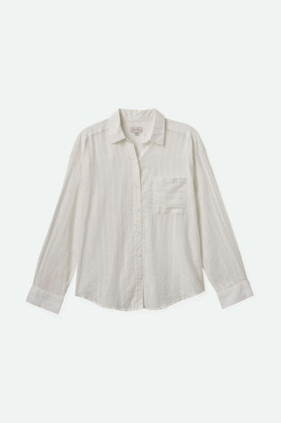 Brixton East Side White Boxy Shirt