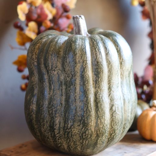 Wikholm Form Tall Green Decorative Pumpkin 