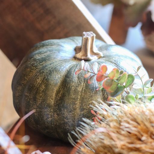 Wikholm Form Green Squat Decorative Pumpkin