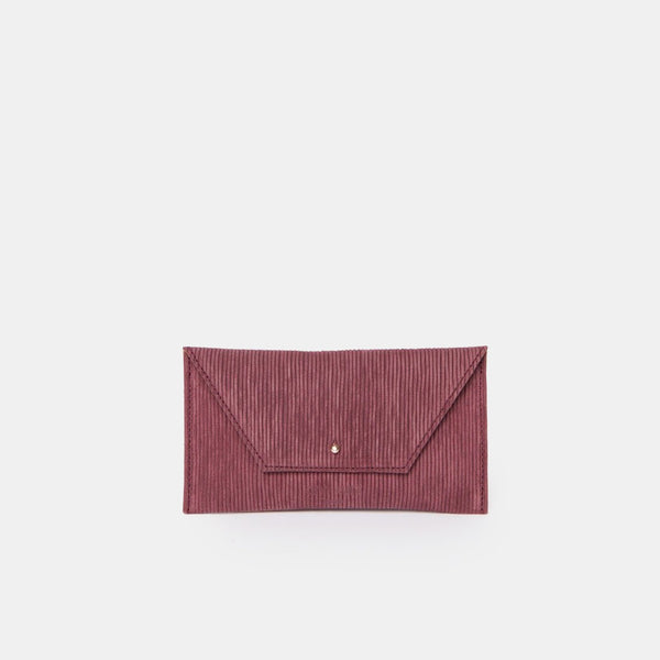 Ann kurz Wine Mini Envelope Ruffle Wallet