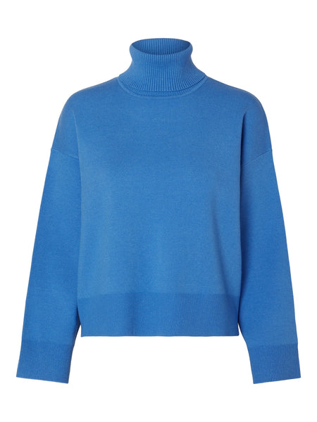 Selected Femme Slfkamma Super Sonic Knit Roll Neck Jumper