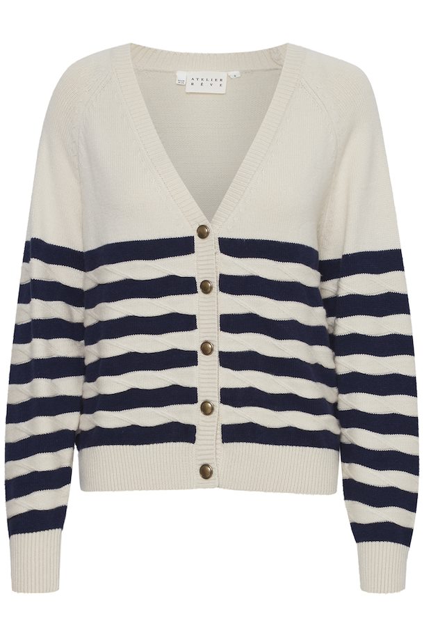 ATELIER REVE Atelier Reve Irmaise Striped Cardigan