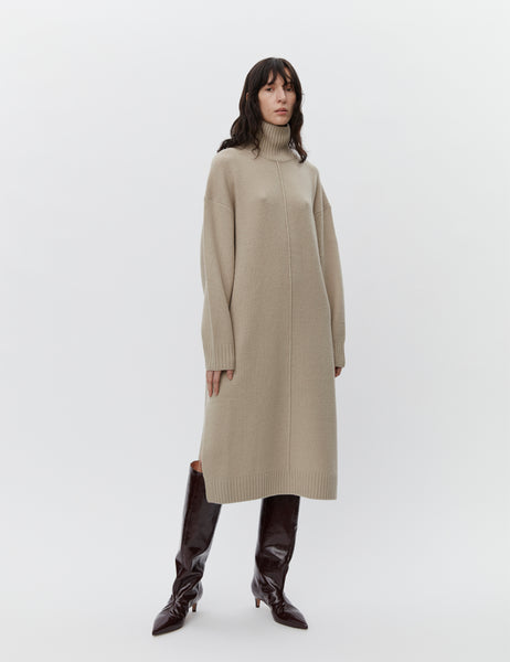 DAY Birger Taupe Shawn Wool Dress