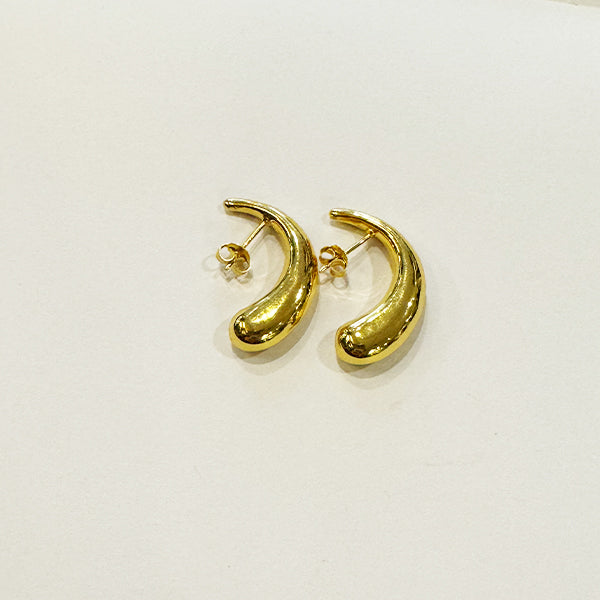 Annie Mundy Jl-07 Gold Tear Drop Earrings