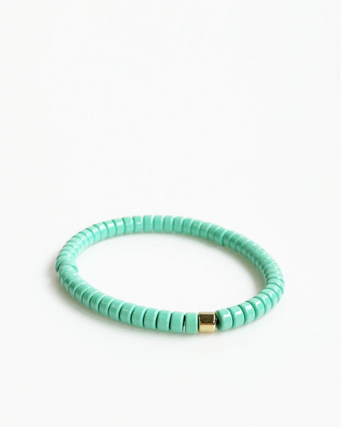 The Aloft Shop Jade Green Beaded Bracelet