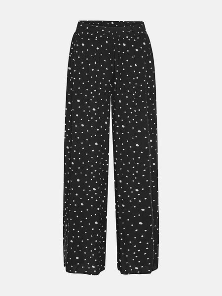 HunKøn Kris Trousers - Black & White Dots