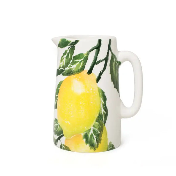 Blisshome Jug/pitcher, Sicilian Lemons On The Vine