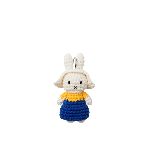 Just Dutch Miffy Handmade Crochet Keyring - Milkmaid