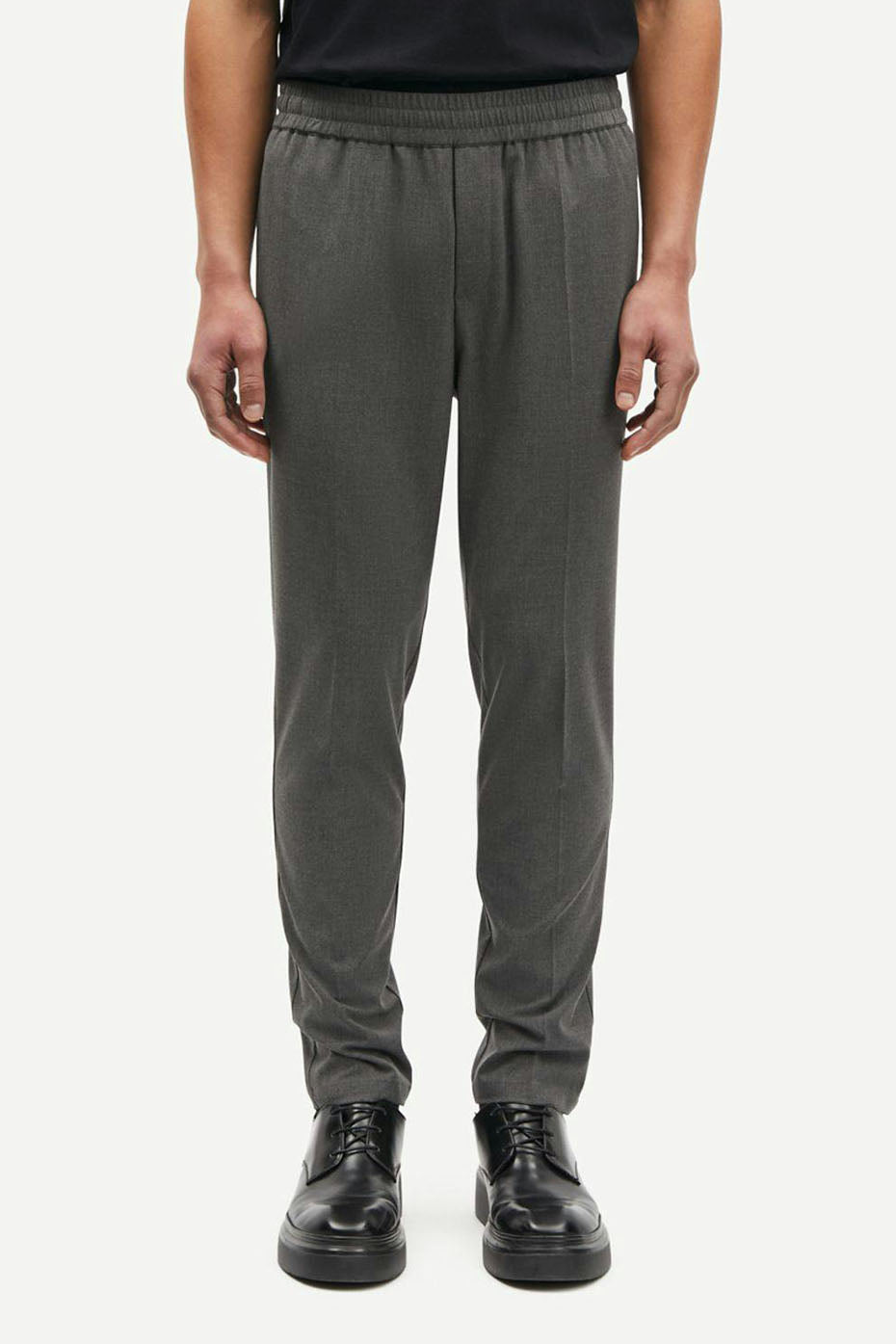  Samsoe Samsoe Dark Grey Melange Sasmithy Trousers