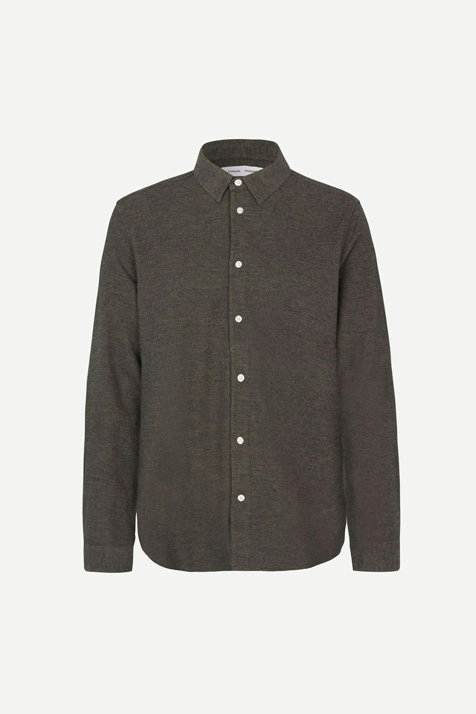  Samsoe Samsoe Major Brown Melange Liam Nx Shirt 14039