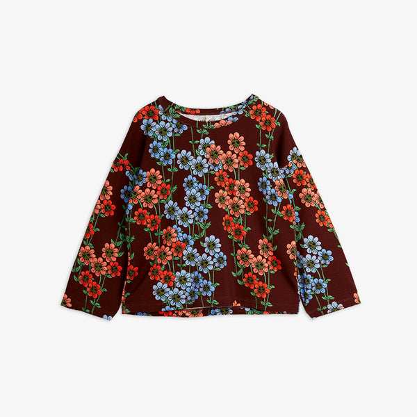 Mini Rodini Daisy Aop Long Sleeve Tee Drop 2