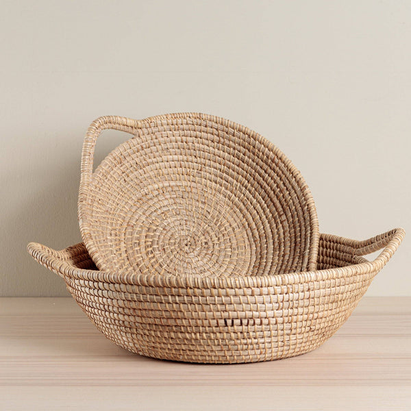 Chickidee Zola Seagrass Basket Trays - Set Of 2