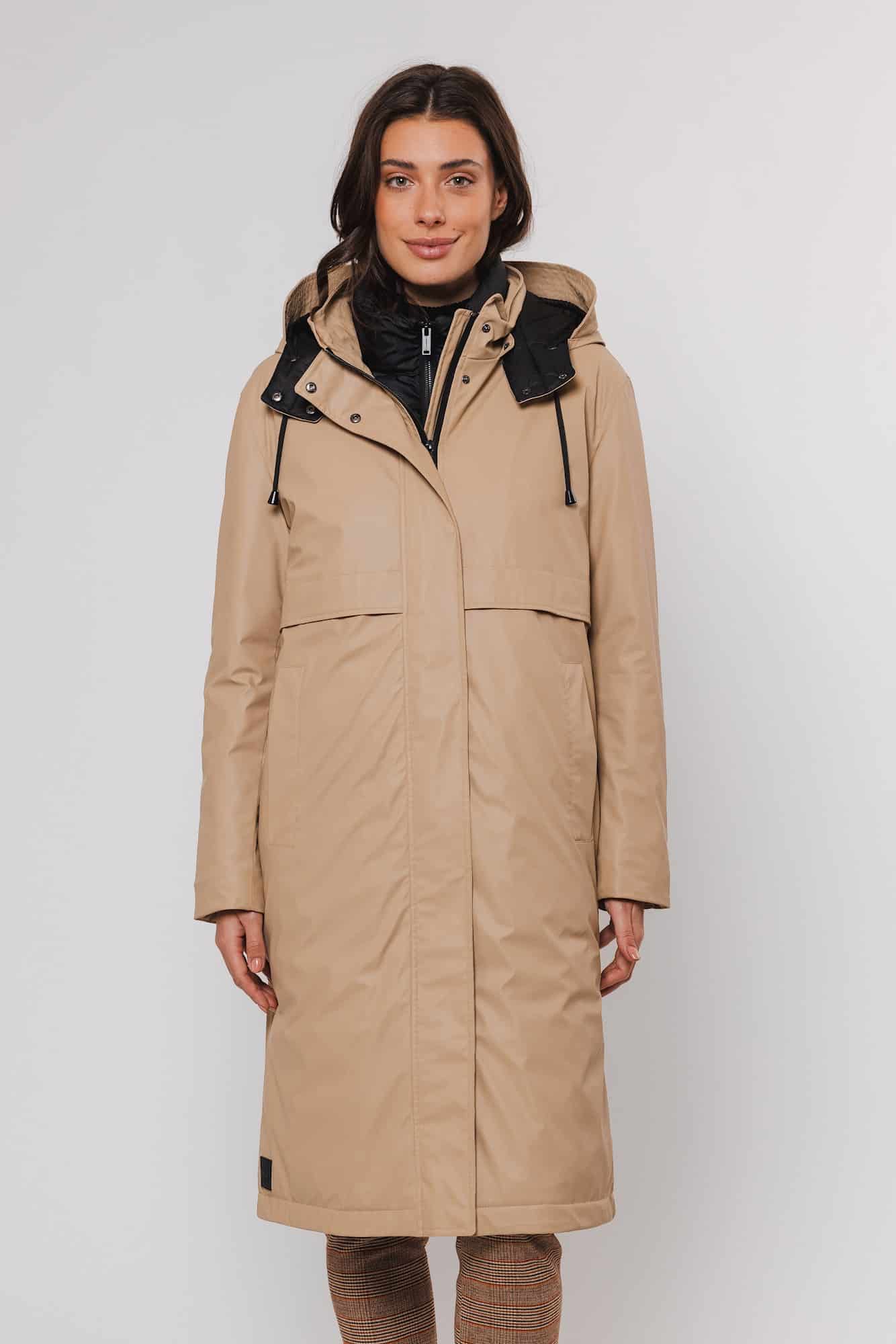 Rino and Pelle Danita Long Raincoat With Detachable Inner Jacket