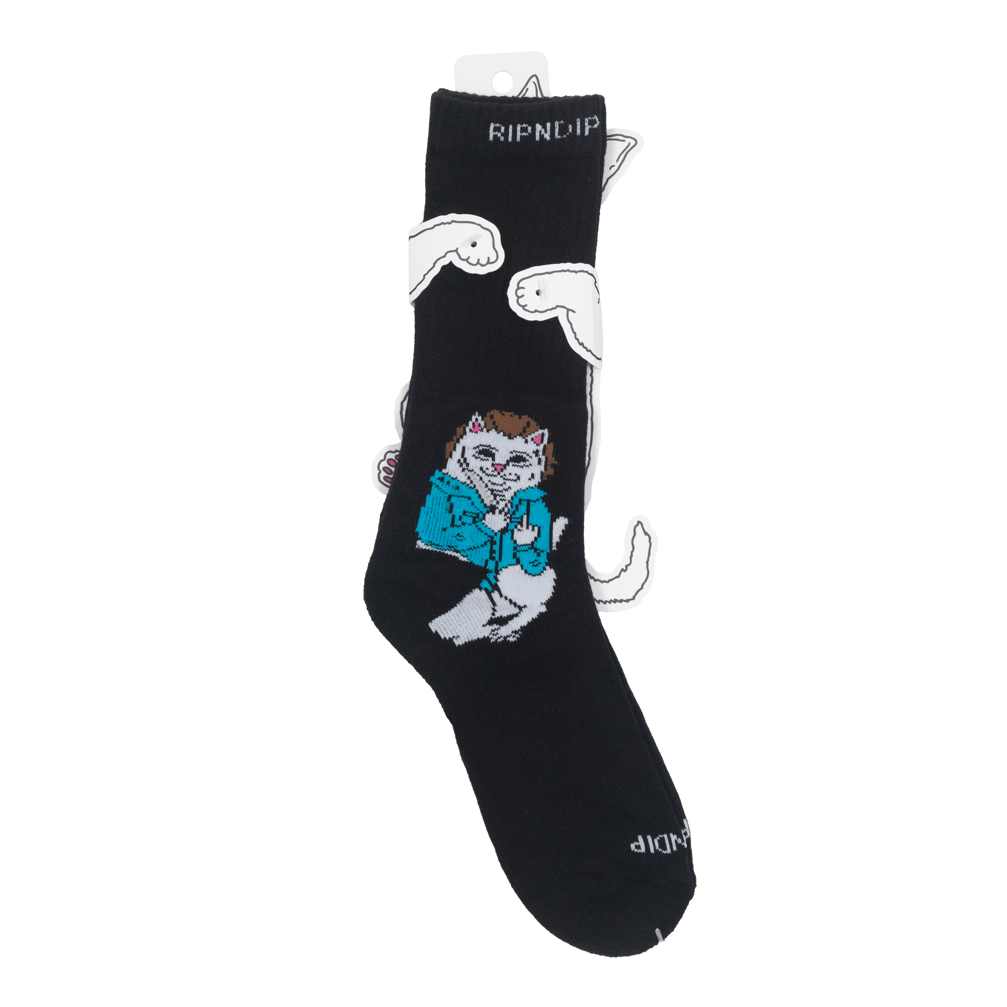 RIPNDIP Killer Nerm Socks In Black