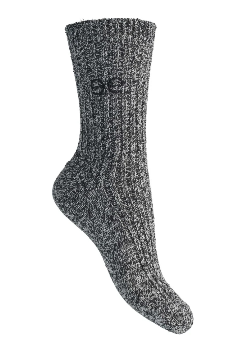 esmé studios Black Melange Zuko Socks - Pack of 2