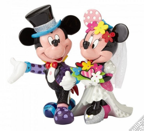 Enesco Mickey And Minnie Mouse Wedding Figurine Britto 4058179