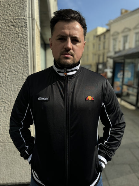 Ellesse Milan Two Track Top-black